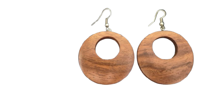 Wood Effect Earrings