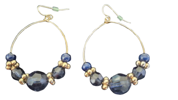 Beaded Loop Earrings